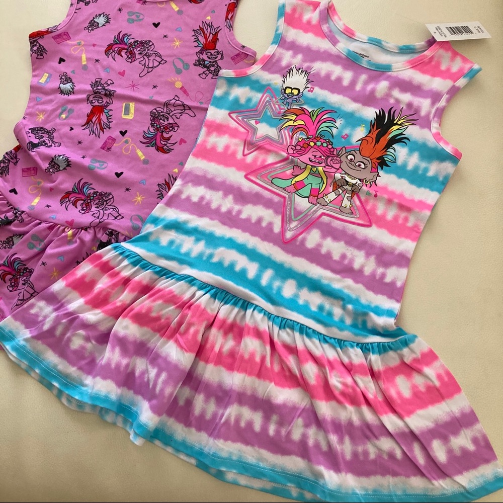 Dreamworks Trolls cute pink soft dresses 2164 - Picture 6 of 9